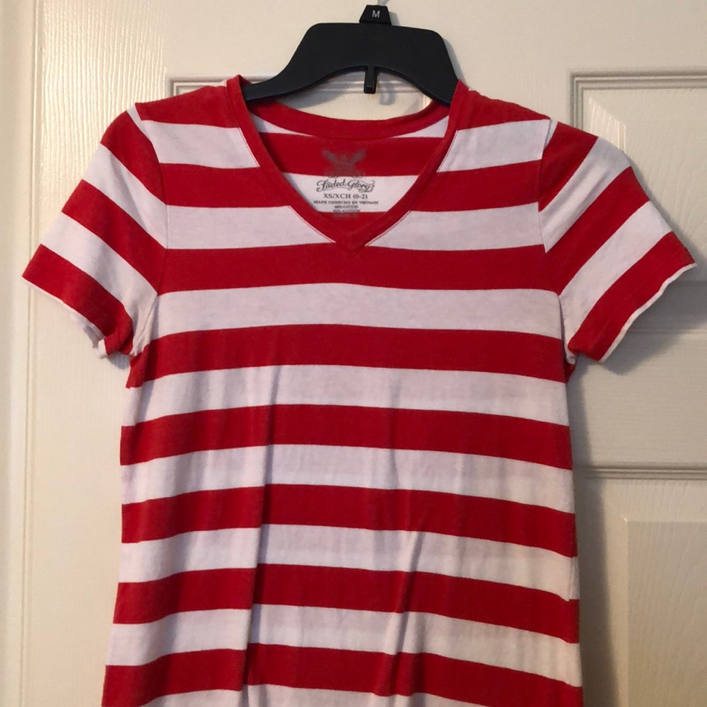 Red and White comfy Tee!
